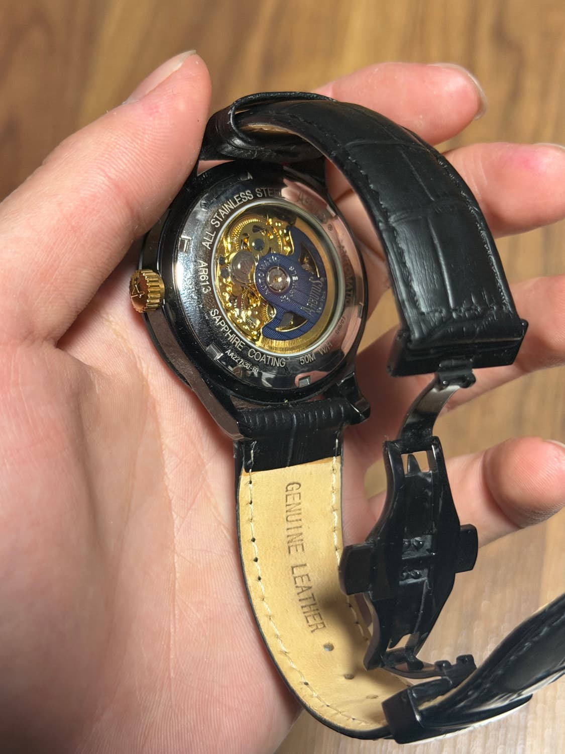 Arbutus 오토매틱 스켈레톤 시계 상품이미지4