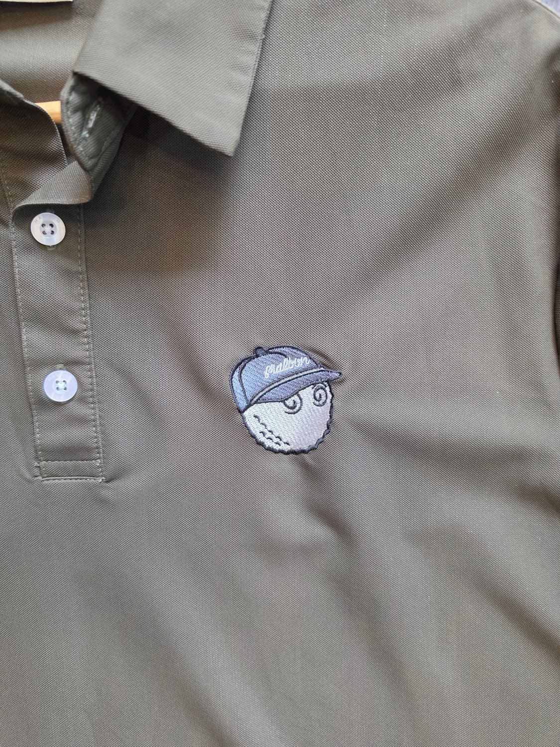 말본 골프 반팔 카키색 폴로티 - XXL 상품이미지3