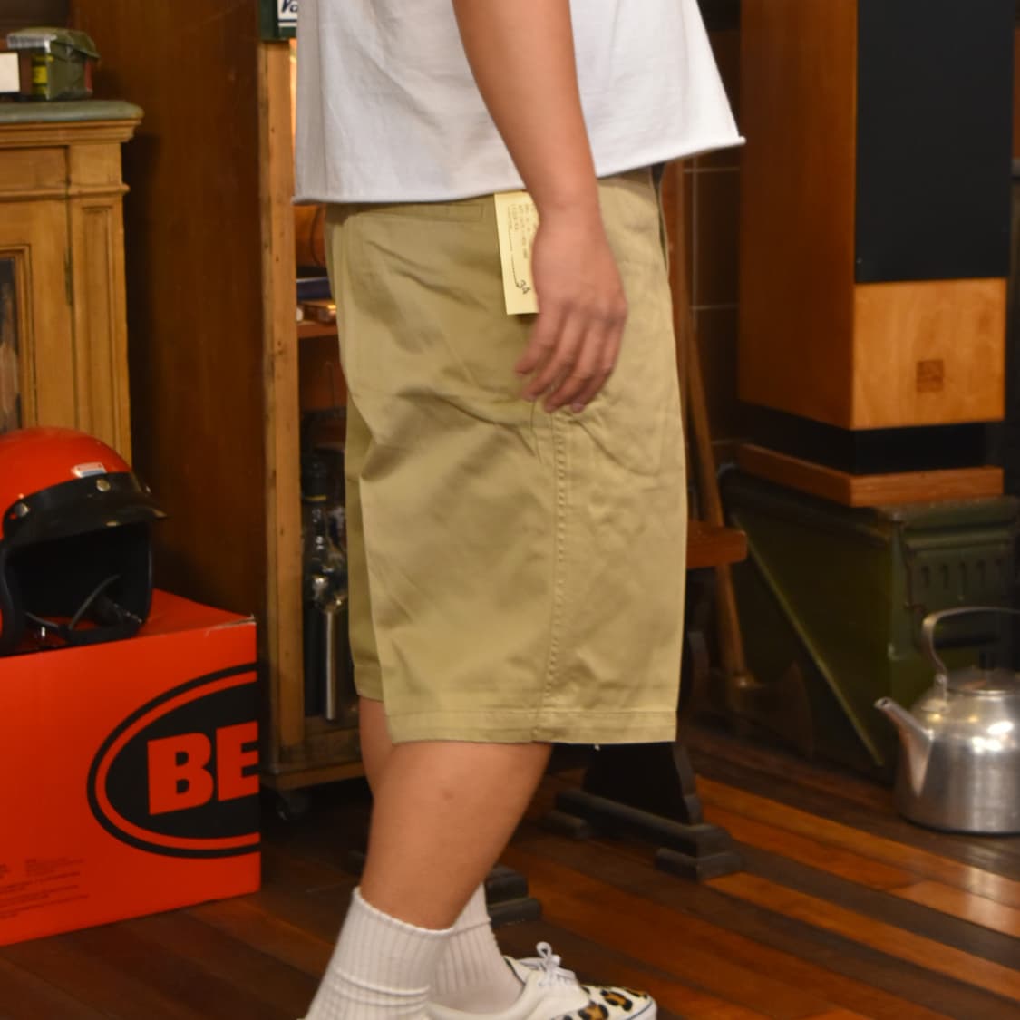 90s 미군 캡클로딩 오피서 치노 쇼츠 32, 34사이즈 새상품 상품이미지6