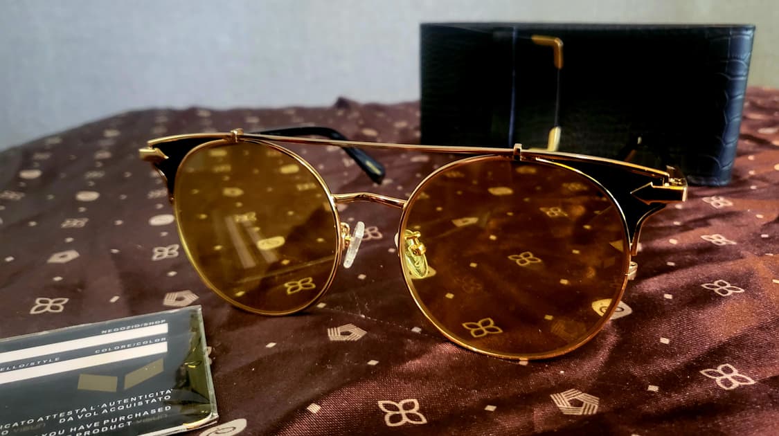 [미사용 새상품] -*옐로우  틴트렌즈  선글라스* 상품이미지9