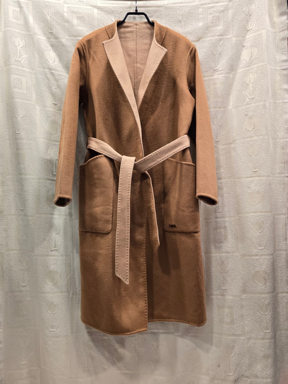 거의새거) 고비 캐시미어 100% 핸드메이드 리버시블 코트 42/XS(4 상품이미지2