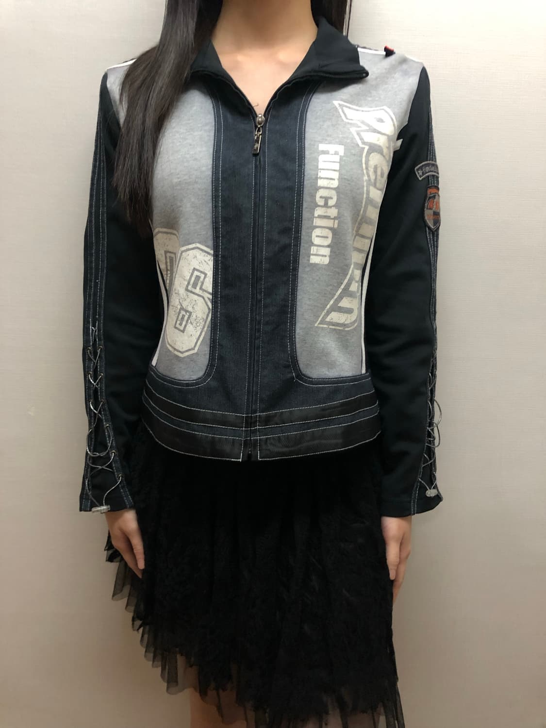 빈티지 블랙 아일렛 져지 상품이미지7