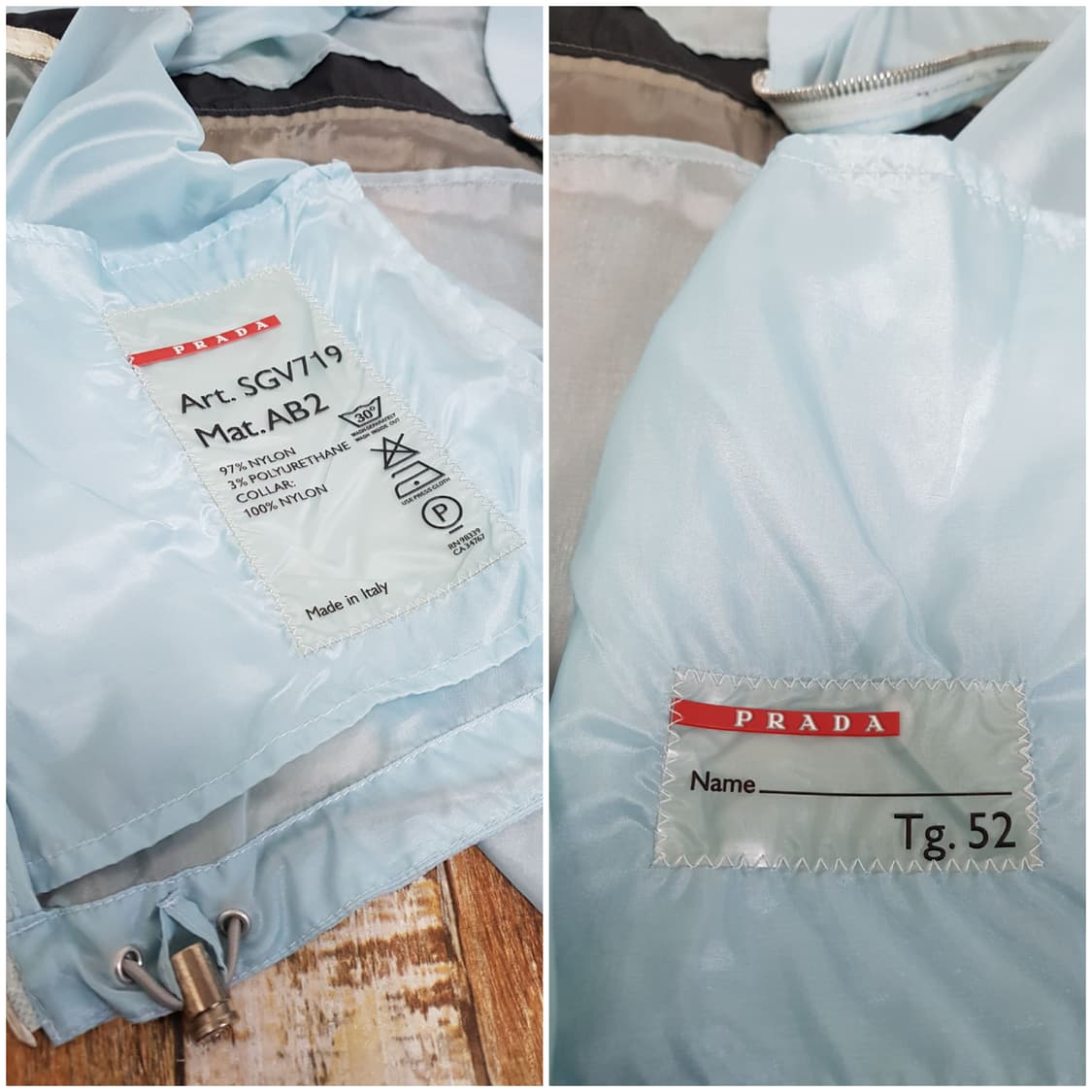 [52/정품] 프라다 스포츠 나일론 경량바람막이 상품이미지7