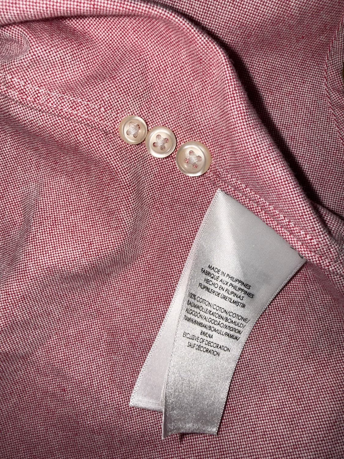 폴로 랄프로렌 와펜 옥스퍼드 셔츠 핑크 M 상품이미지4