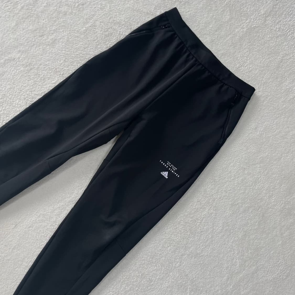 L 아디다스 블랙 트레이닝 바지 상품이미지3