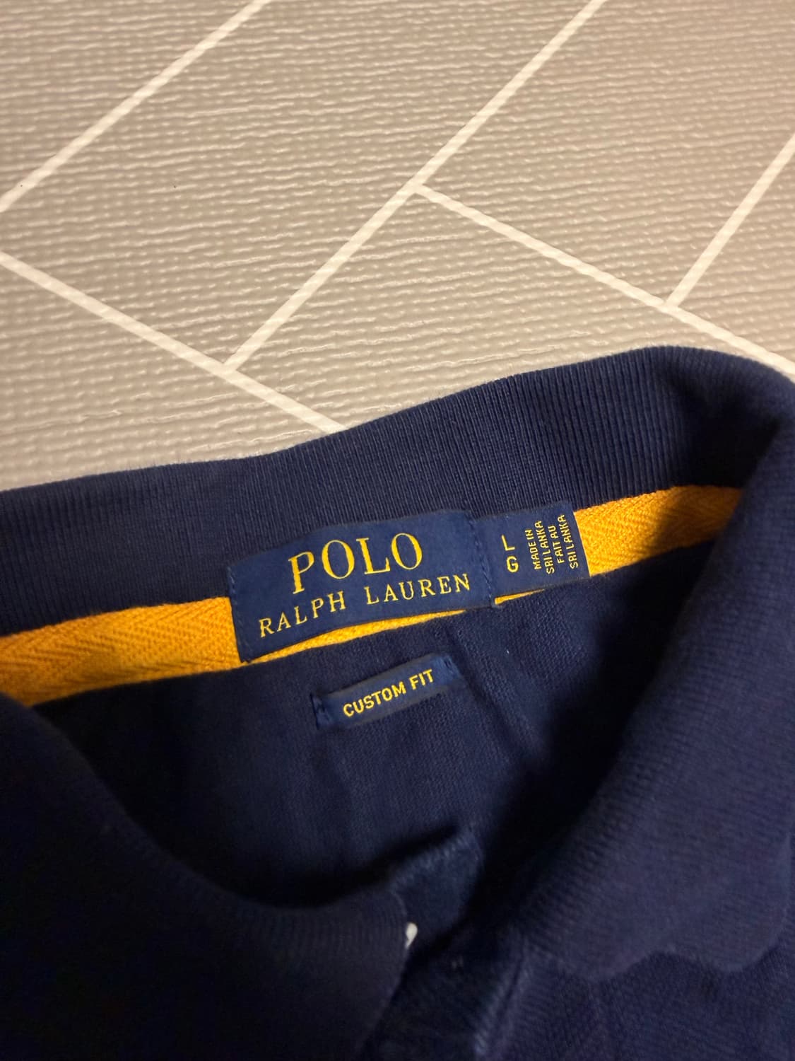 폴로 빅포니 긴팔 럭비티 네이비 상품이미지5