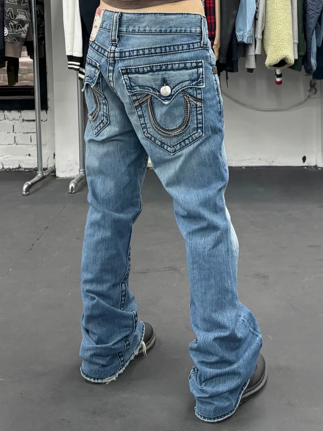 트루릴리전 레인보우 데님팬츠 상품이미지2