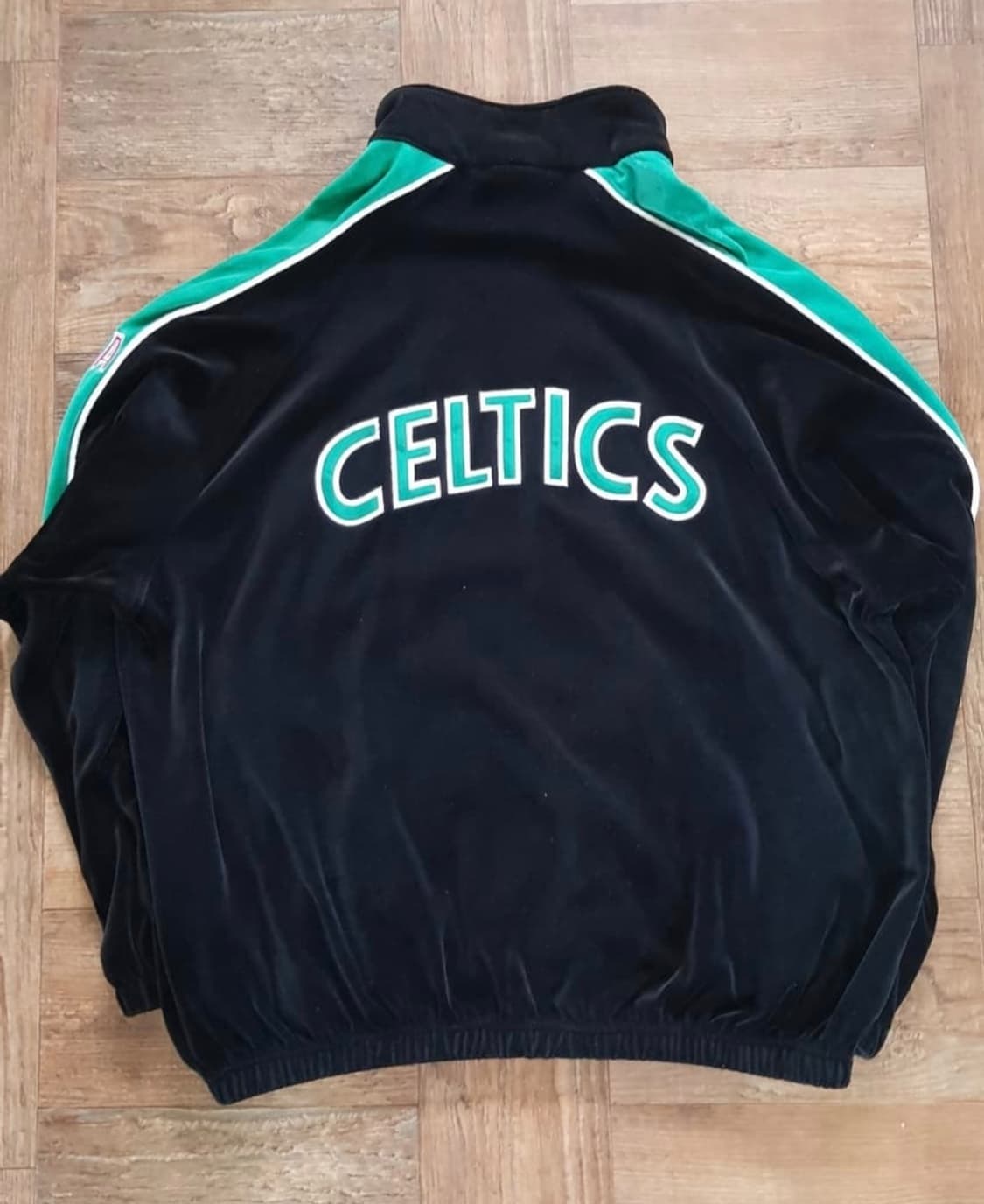 유니크 스포츠 NBA 보스턴 셀틱스 벨루어(벨벳)트랙자켓 상품이미지2
