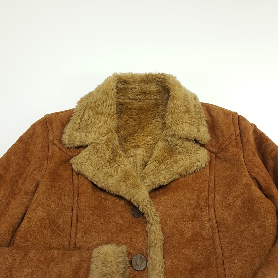 CN757W M 버버리 블루라벨 카멜 시어링 자켓 상품이미지3