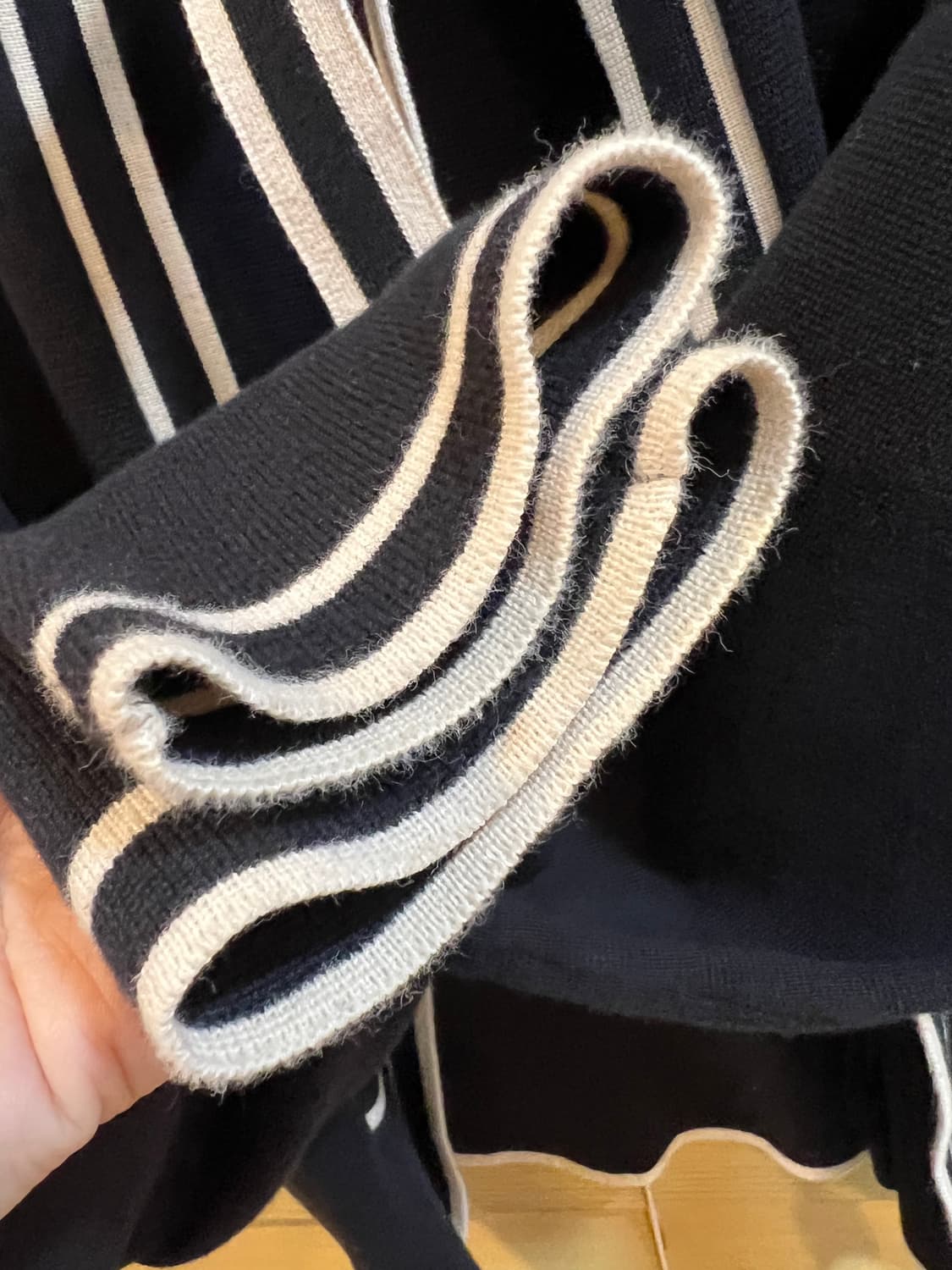 브룩스브라더스 여성 네이비 타이넥가디건 오픈가디건 상품이미지4