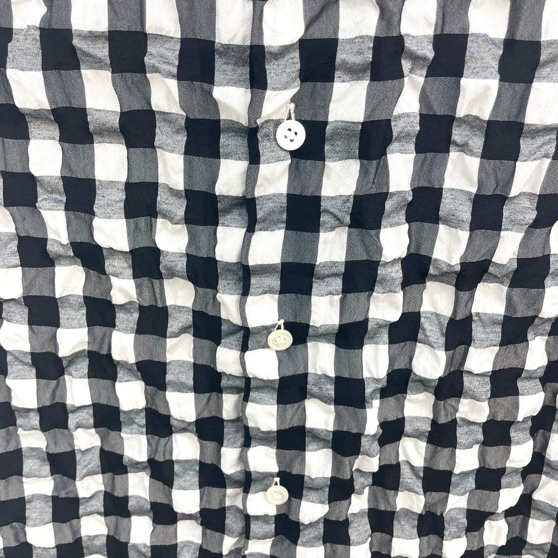 Comme des garcons gingham layered shirt  상품이미지4