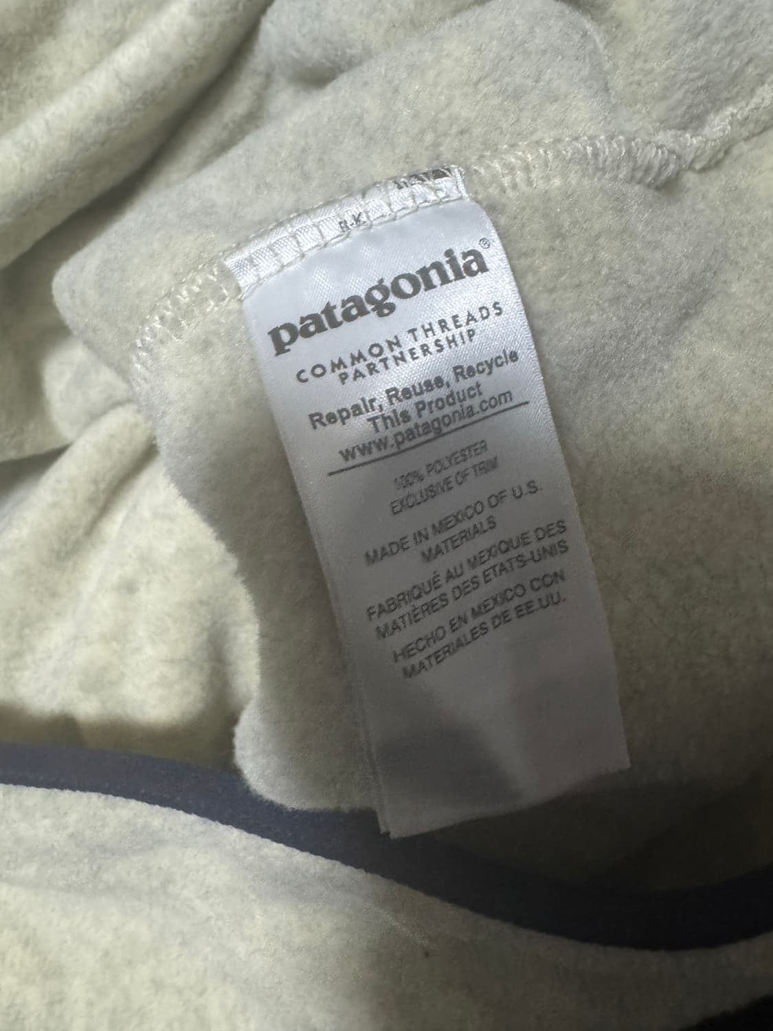 파타고니아 신칠라 헤비웨이트 오트밀 라지 L 상품이미지7