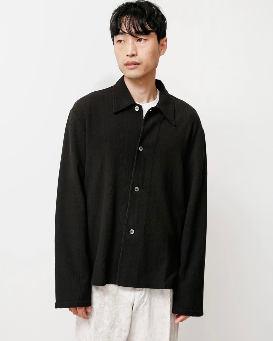 아워레가시 와플 립 리트리트 셔츠 자켓 블랙 48 상품이미지3