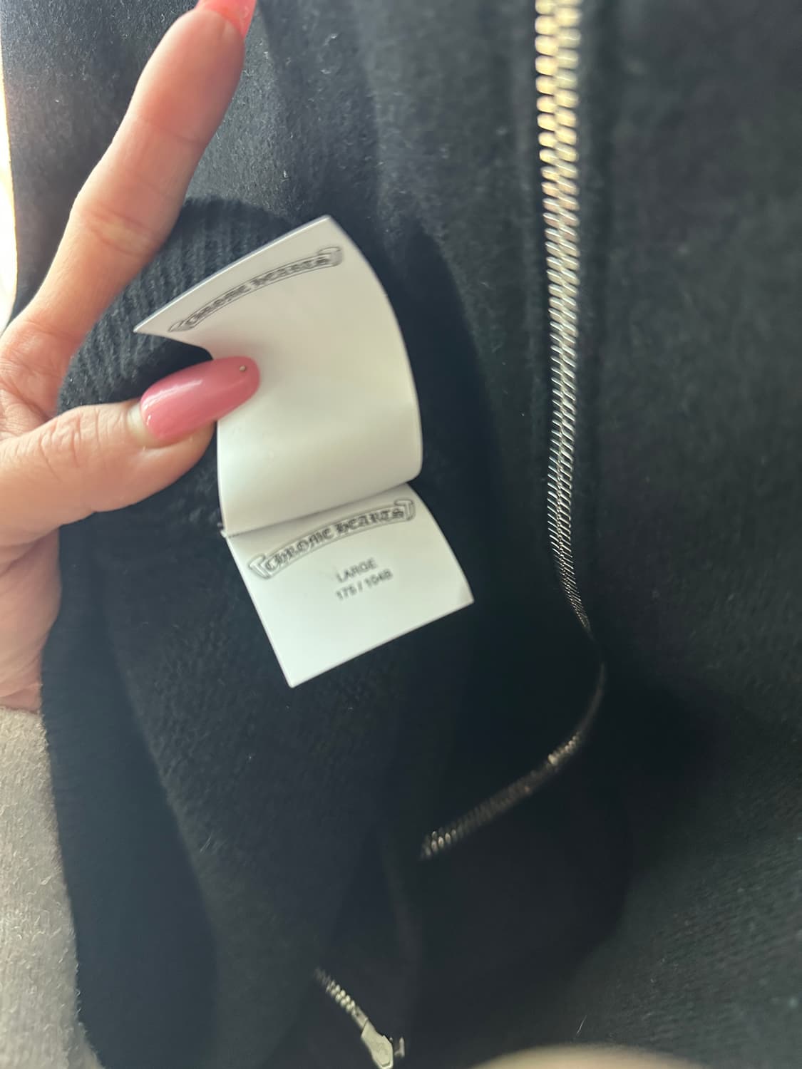 새상품)크롬하츠 캐시미어 플로랄 후드집업 상품이미지7