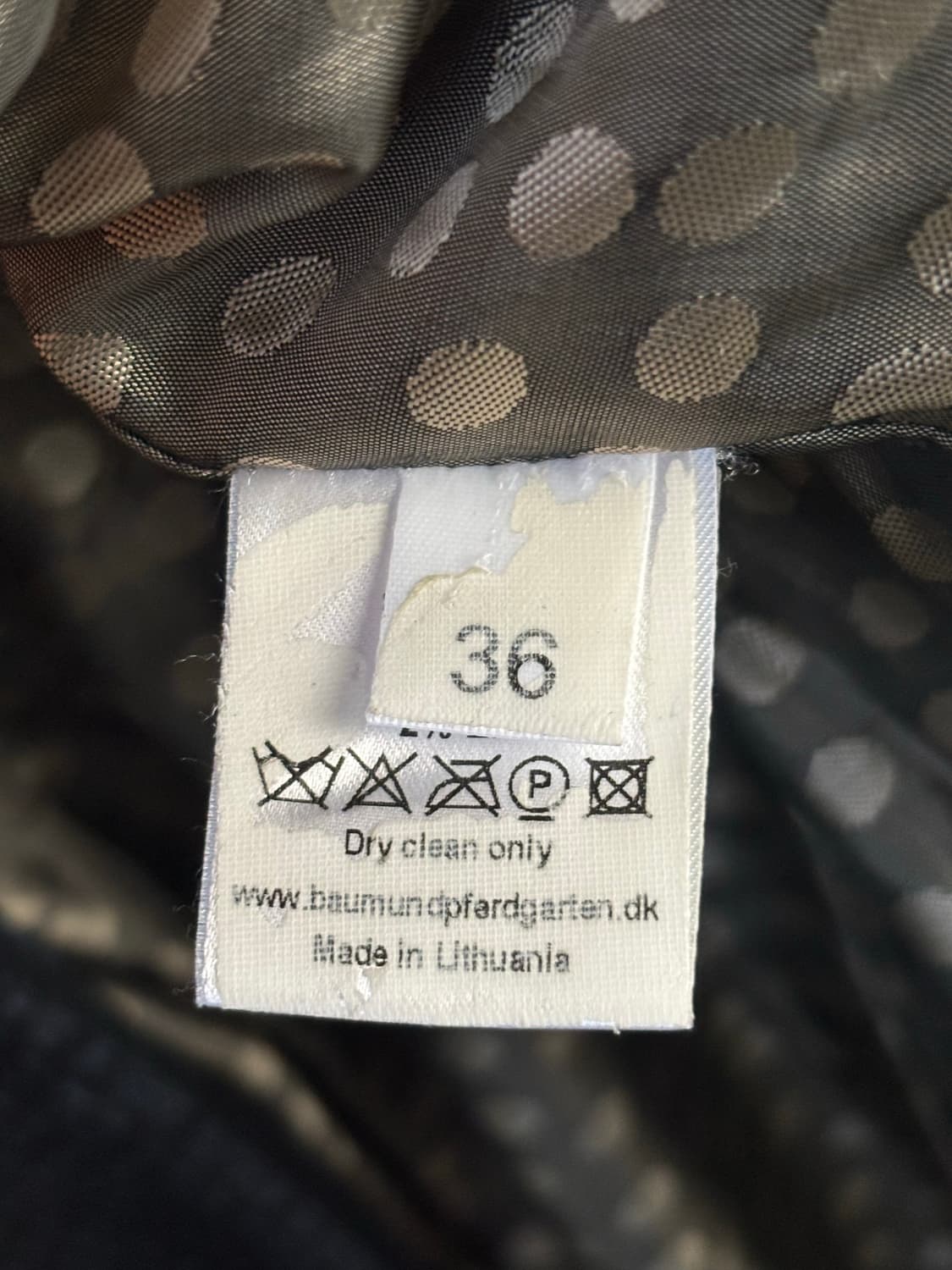 바움 운드 페르드가르텐 발마칸 트위드 울 코트 상품이미지8