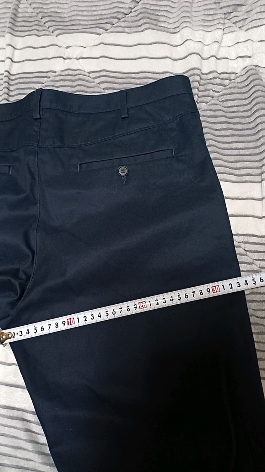 H&M 미사용 슬림면바지 36인치 기장113 상품이미지7