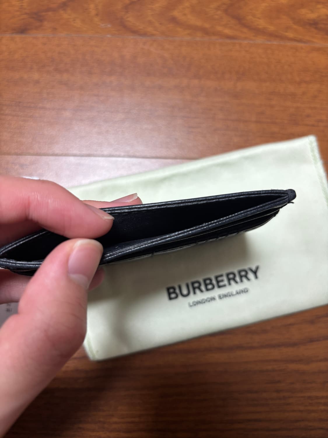 버버리 TB로고 카드지갑 (풀구성) 상품이미지4