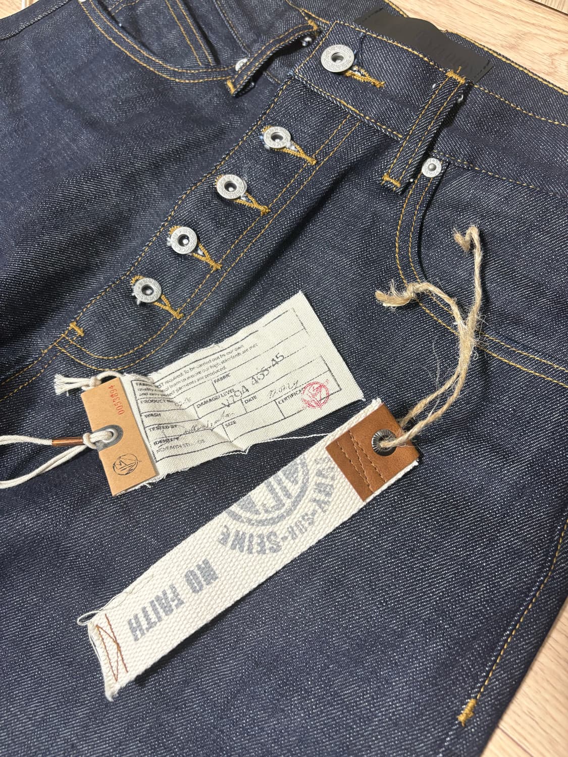 No faith studios raw denim japanese 상품이미지2