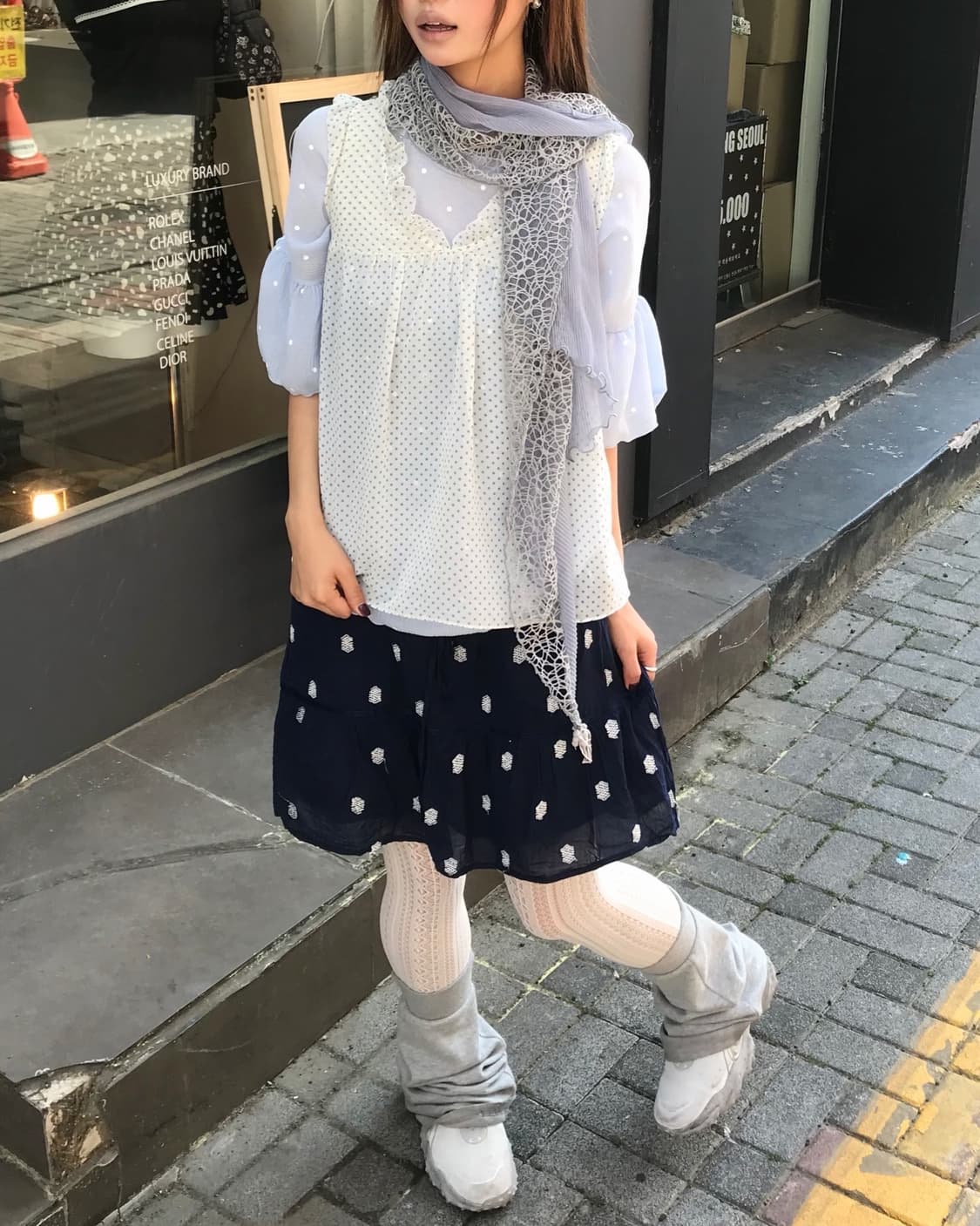 ♧도트 블루 코디 set ♧ 상품이미지3