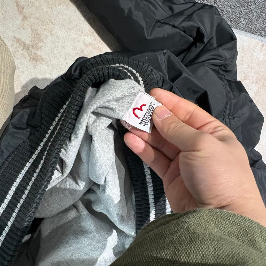 에비수 빈티지 봄버 퍼 후드 패딩자켓 상품이미지6