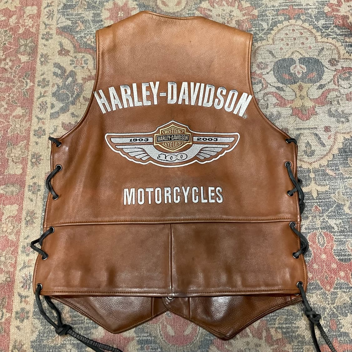 할리 데이비슨 레더 베스트 상품이미지9