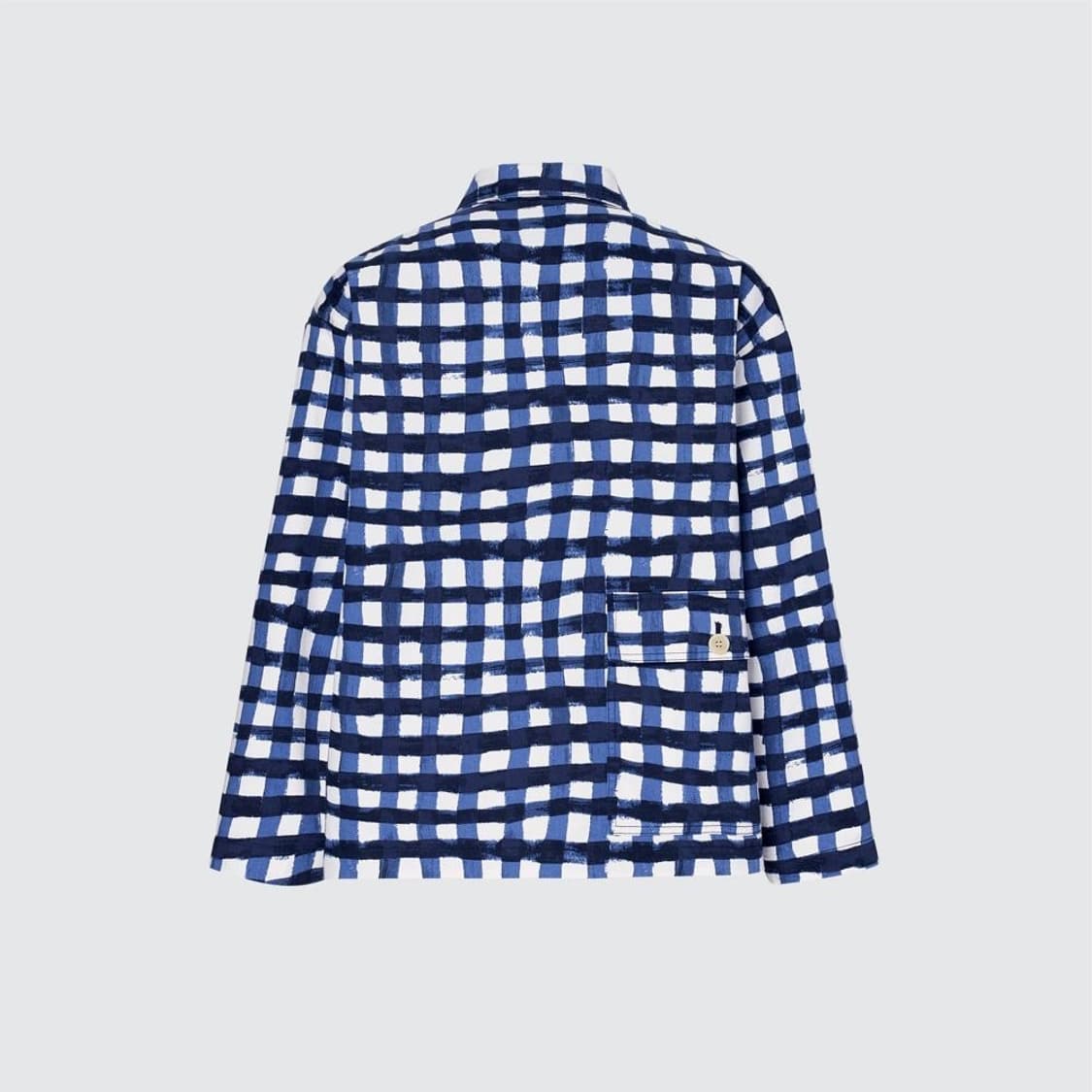 유니클로 마르니 콜라보 체크 코치 자켓 상품이미지5