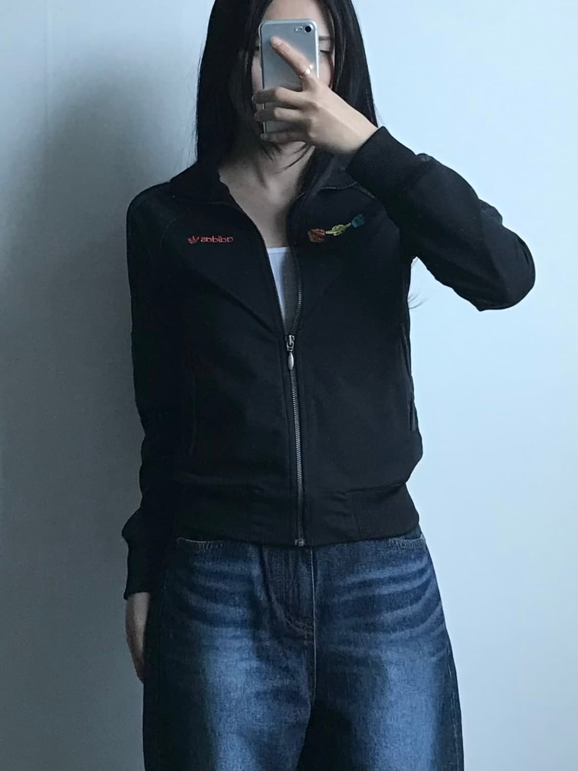 아디다스 y2k 와투케 스컬 블랙 트랙 져지 상품이미지1