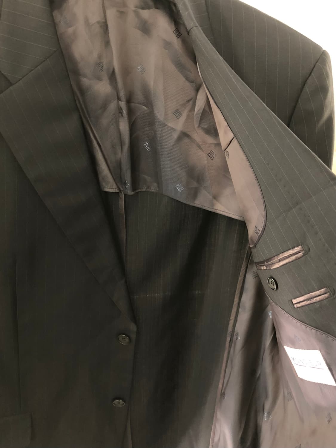 Givenchy Monsieur 핀 스트라이프 블레이저 44R 상품이미지2