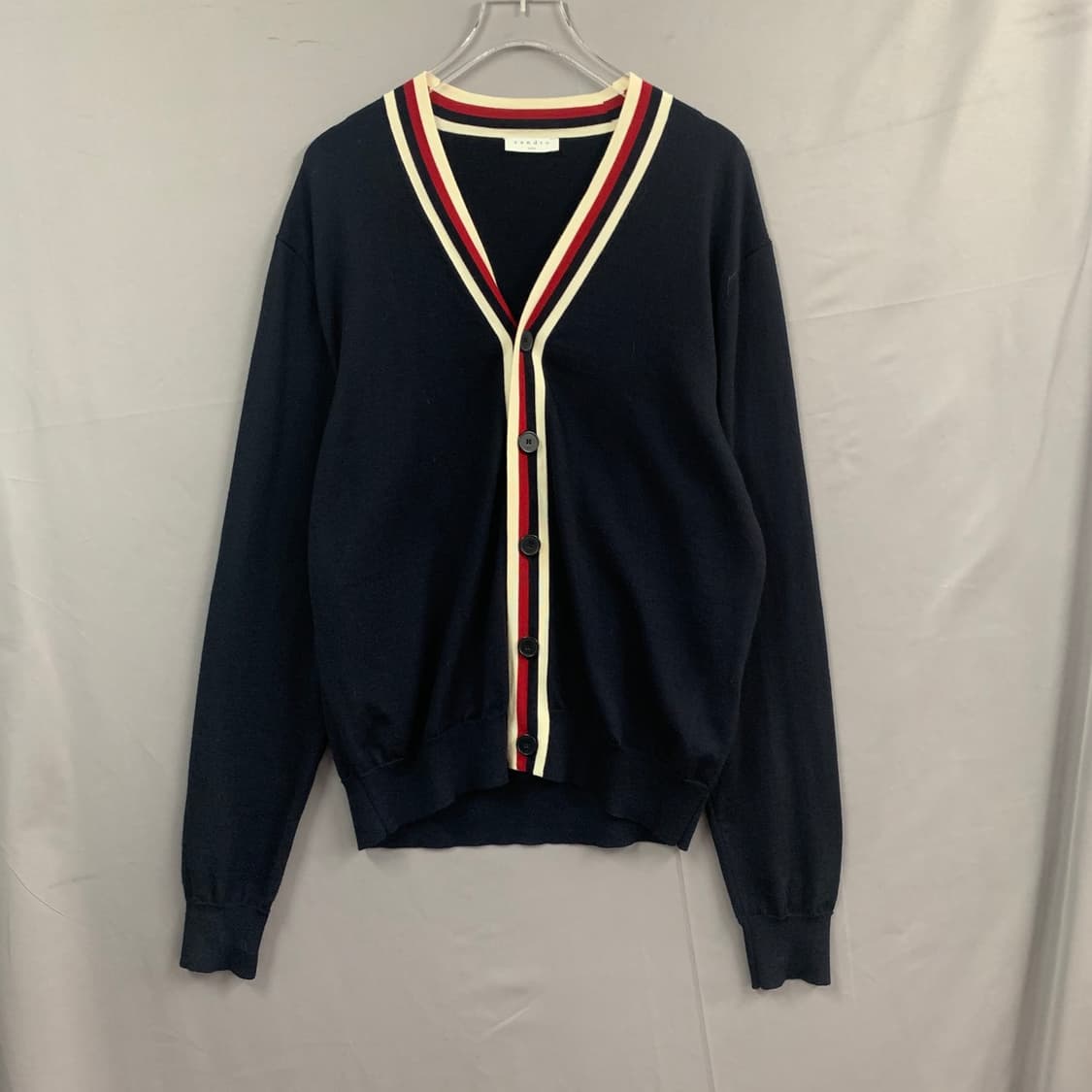 L SANDRO PARIS 산드로 옴므 브이넥 니트 가디건 상품이미지2