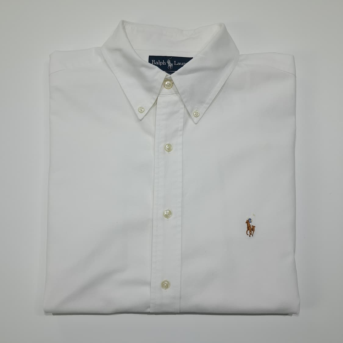 CL780 2XL 폴로 90s 코튼 핀포인트 화이트 셔츠 남방 상품이미지7