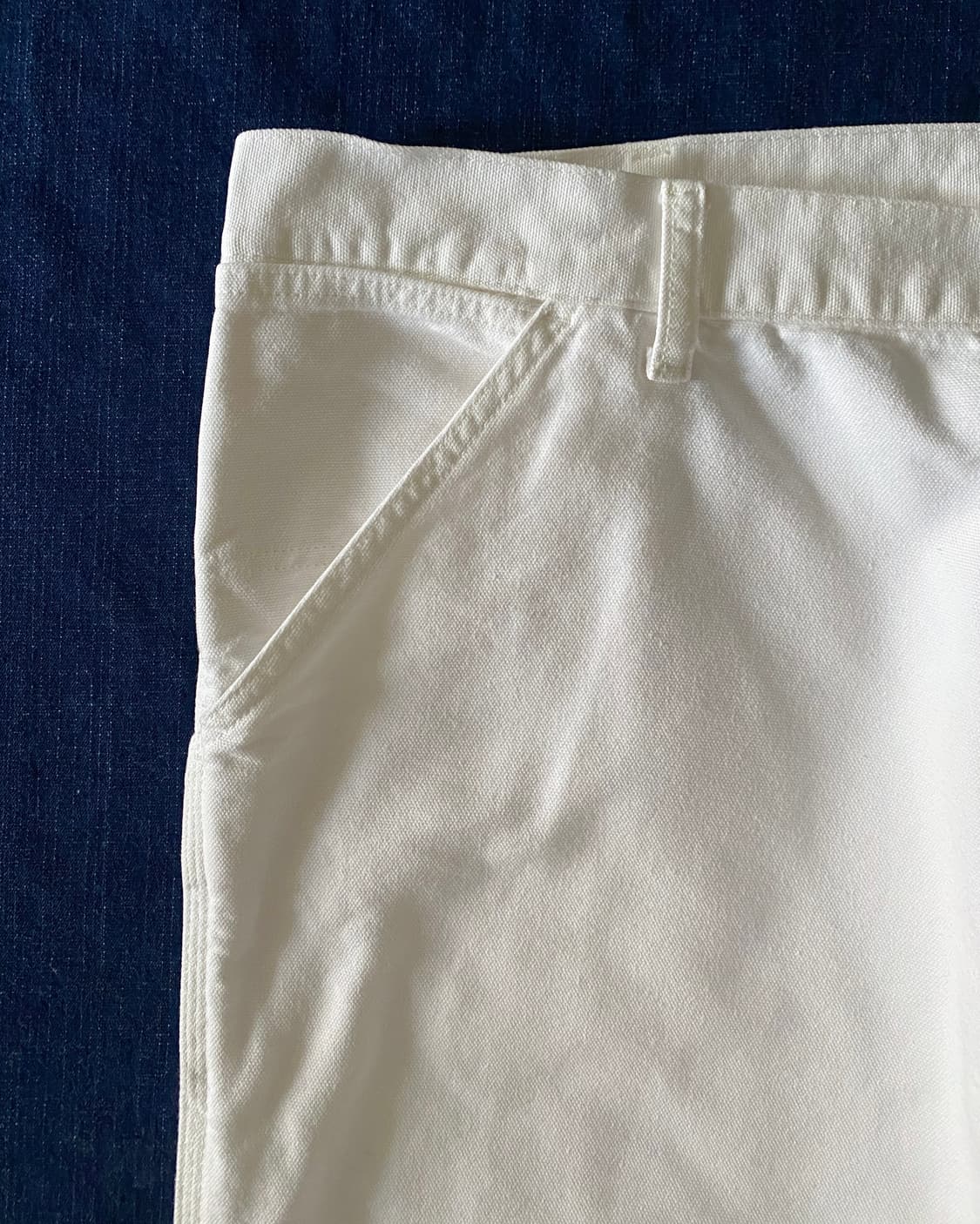 칼하트 화이트 심플 팬츠 상품이미지3