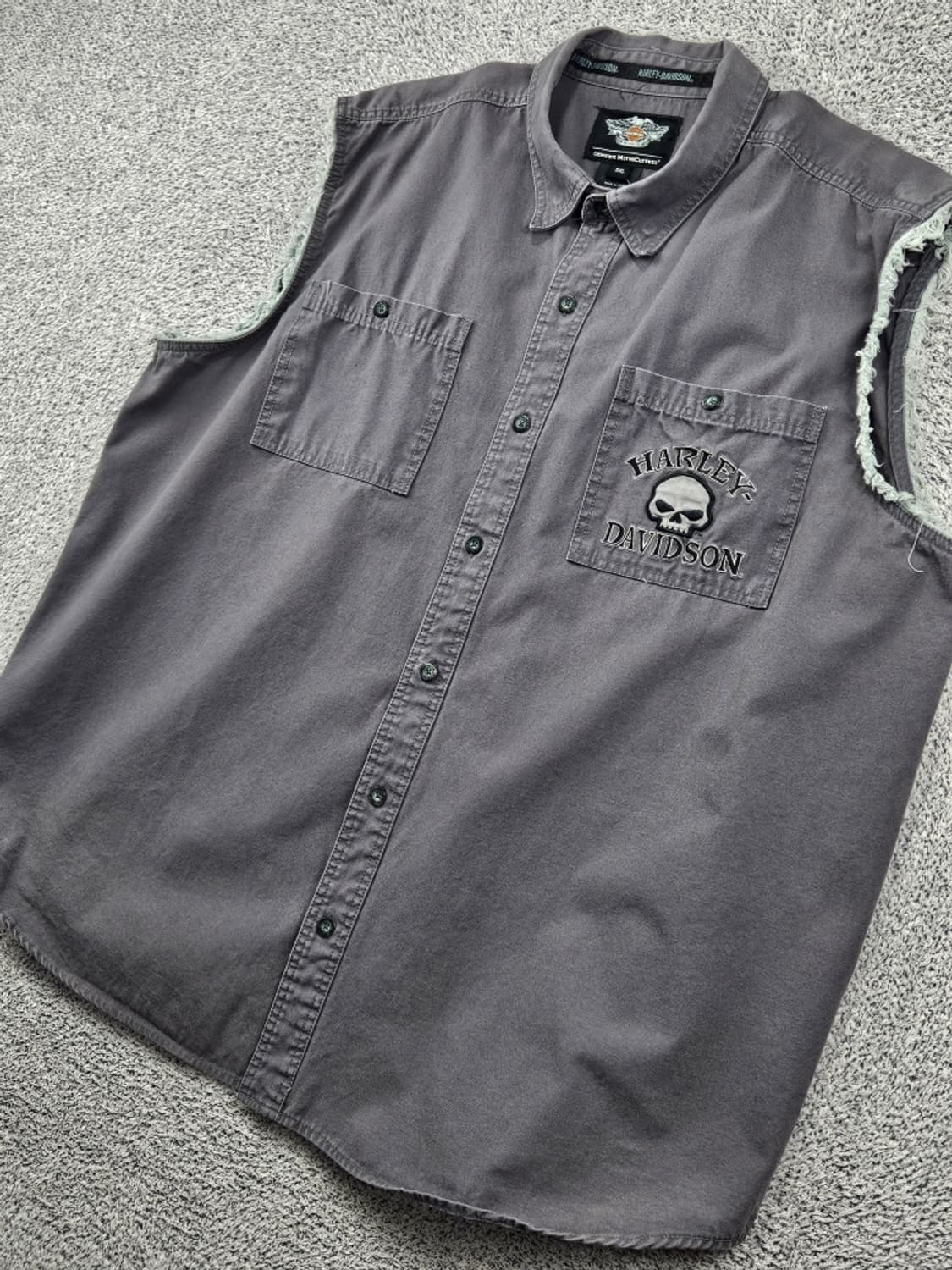 할리데이비슨 커팅 베스트 조끼 ( 3XL ) / 11941 상품이미지3
