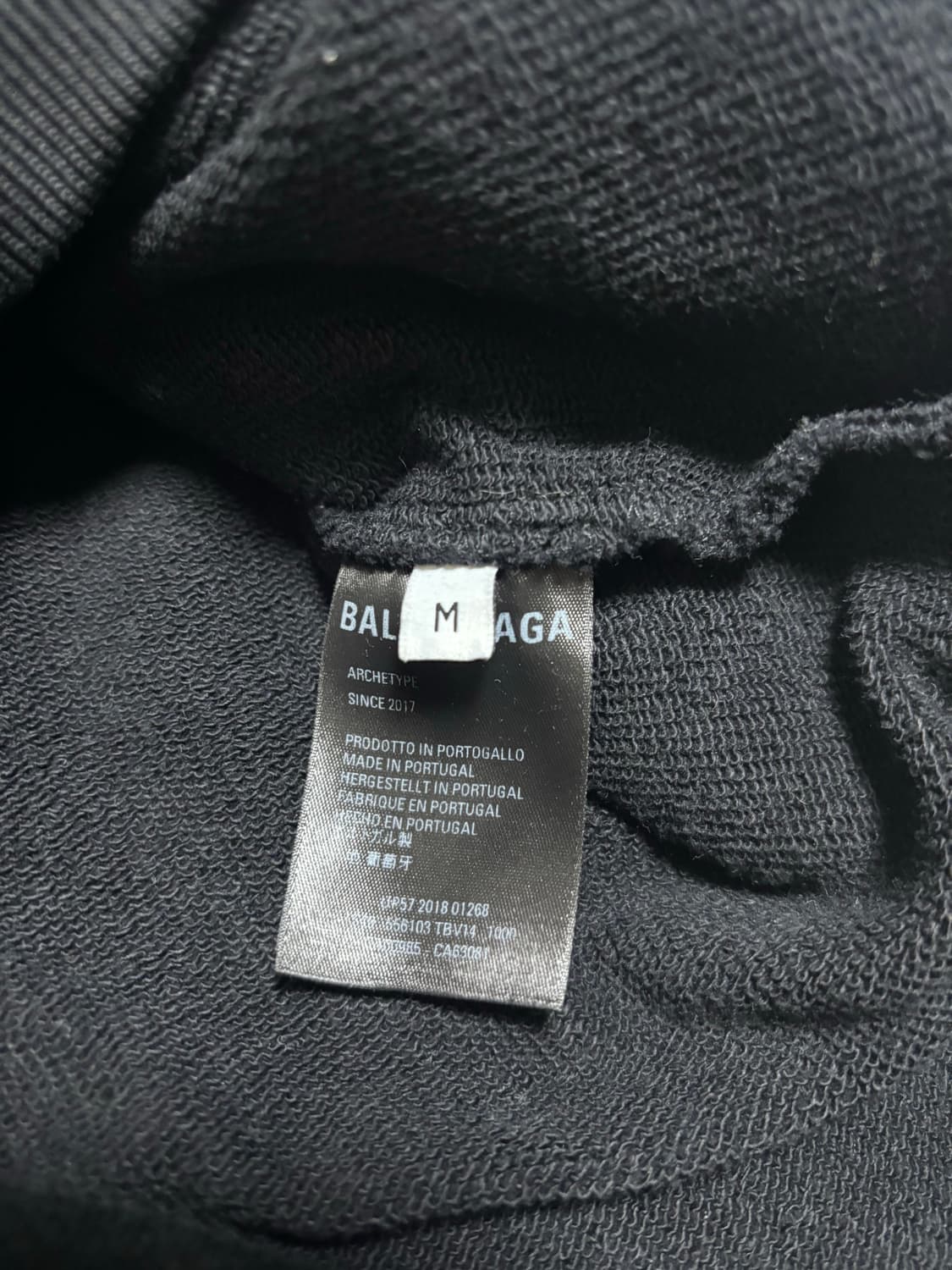 발렌시아가 웨이브로고 후드티 M사이즈 상품이미지6