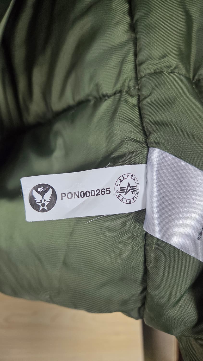 알파인더스트리 N-3B 카키 자켓 상품이미지7