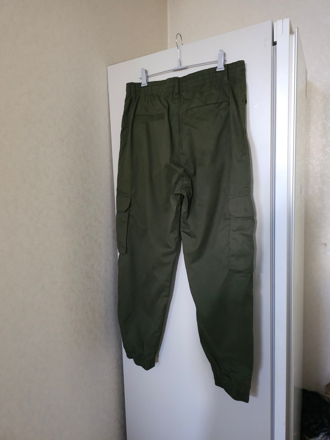 자라 카키색 카고 조거팬츠L 상품이미지5