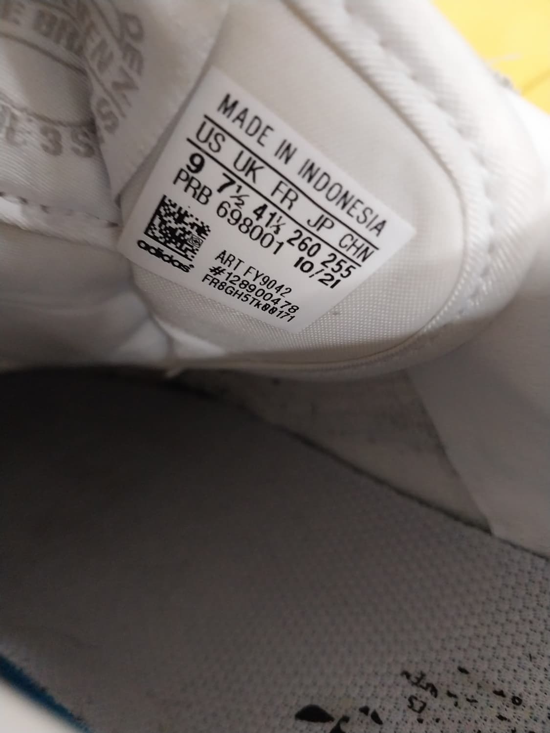 여성 아디다스 포럼 볼드 화이트 운동화 (260) 상품이미지9