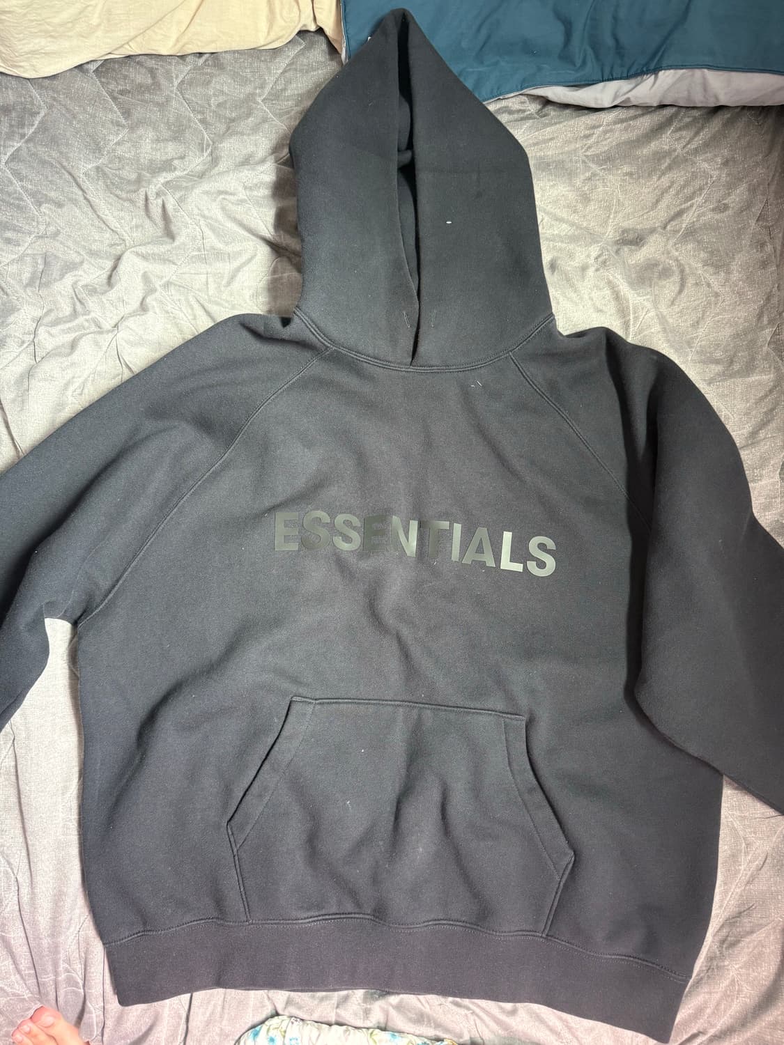 피어오브갓 에센셜 후드 센스 익스클루시브 다크 네이비 L 상품이미지2