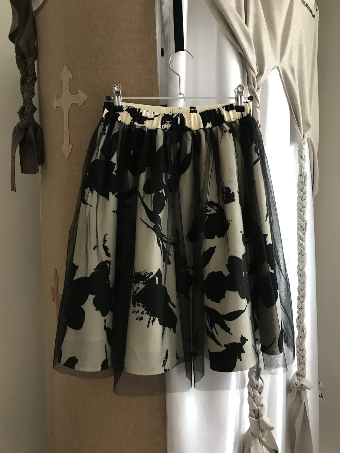 vintage pattern sha skirt 상품이미지6