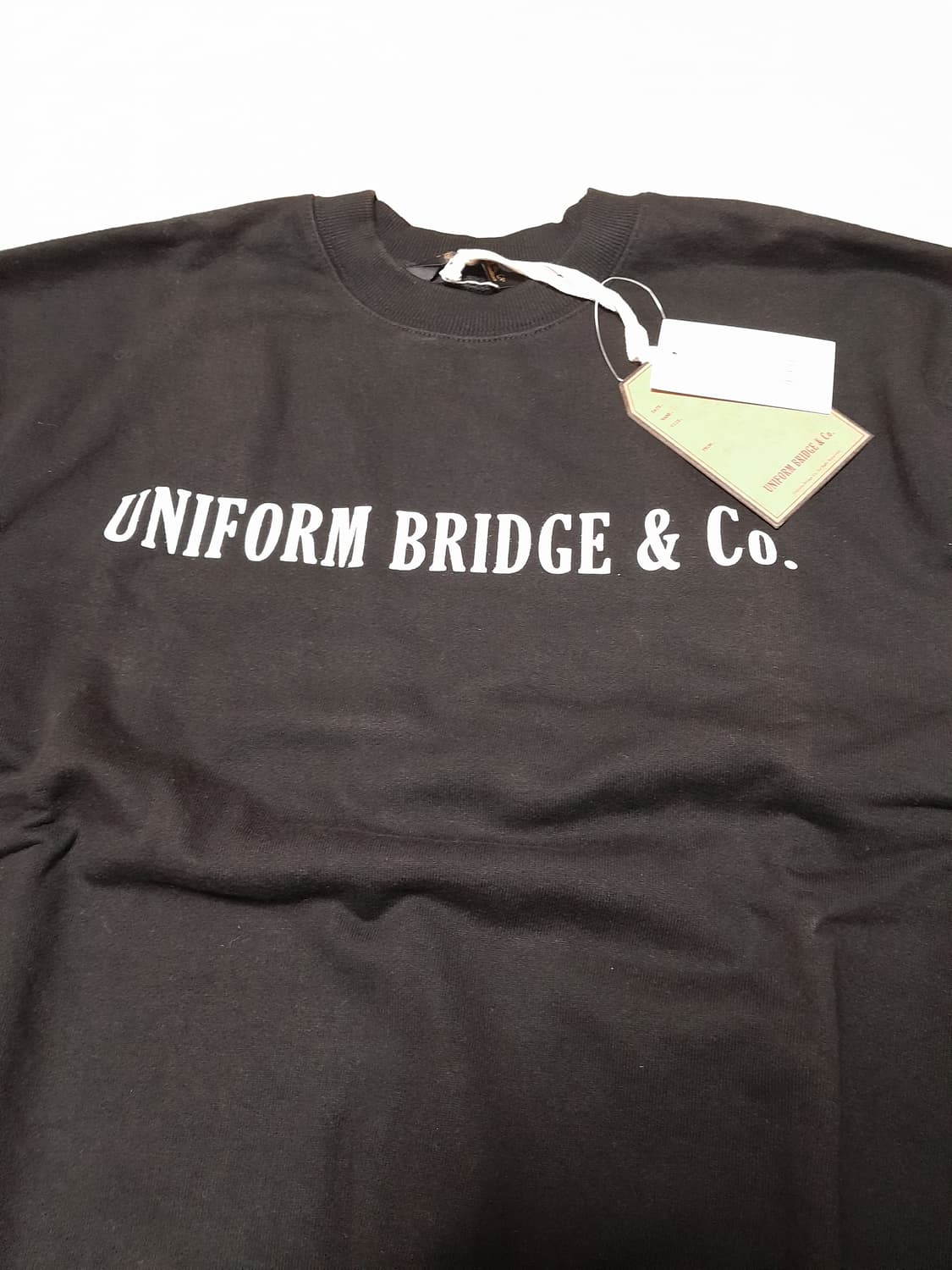 💥(새상품) 유니폼브릿지 스웻셔츠 맨투맨 블랙 (L)  상품이미지3