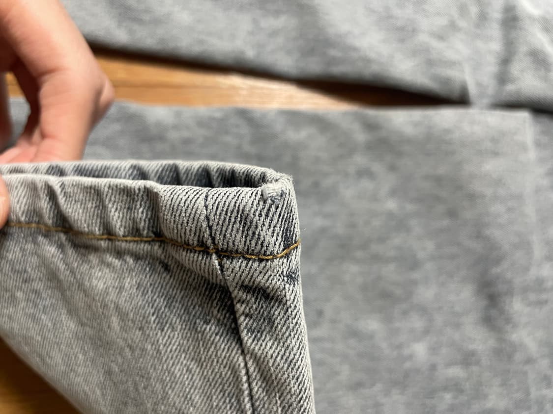 주앙옴므 리파인드 와이드 데님 팬츠 빈티지 더스트블루 M 상품이미지10