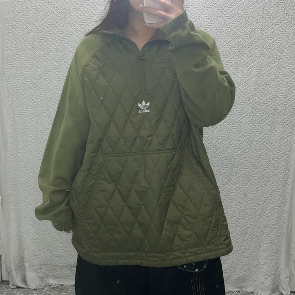 아디다스 유로파 하프집업 깔깔이 누빔 자켓 120 C06289 상품이미지1