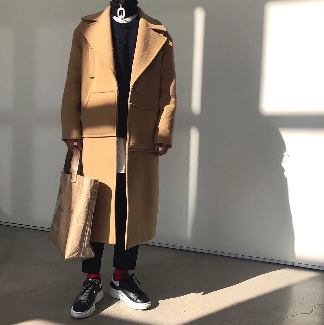 아더에러 14FW 싱글 코트 카멜 상품이미지7