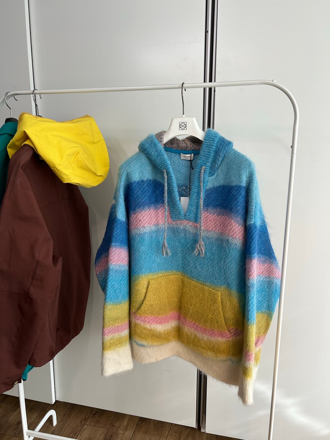 셀린느 모헤어 후드 풀오버 상품이미지1