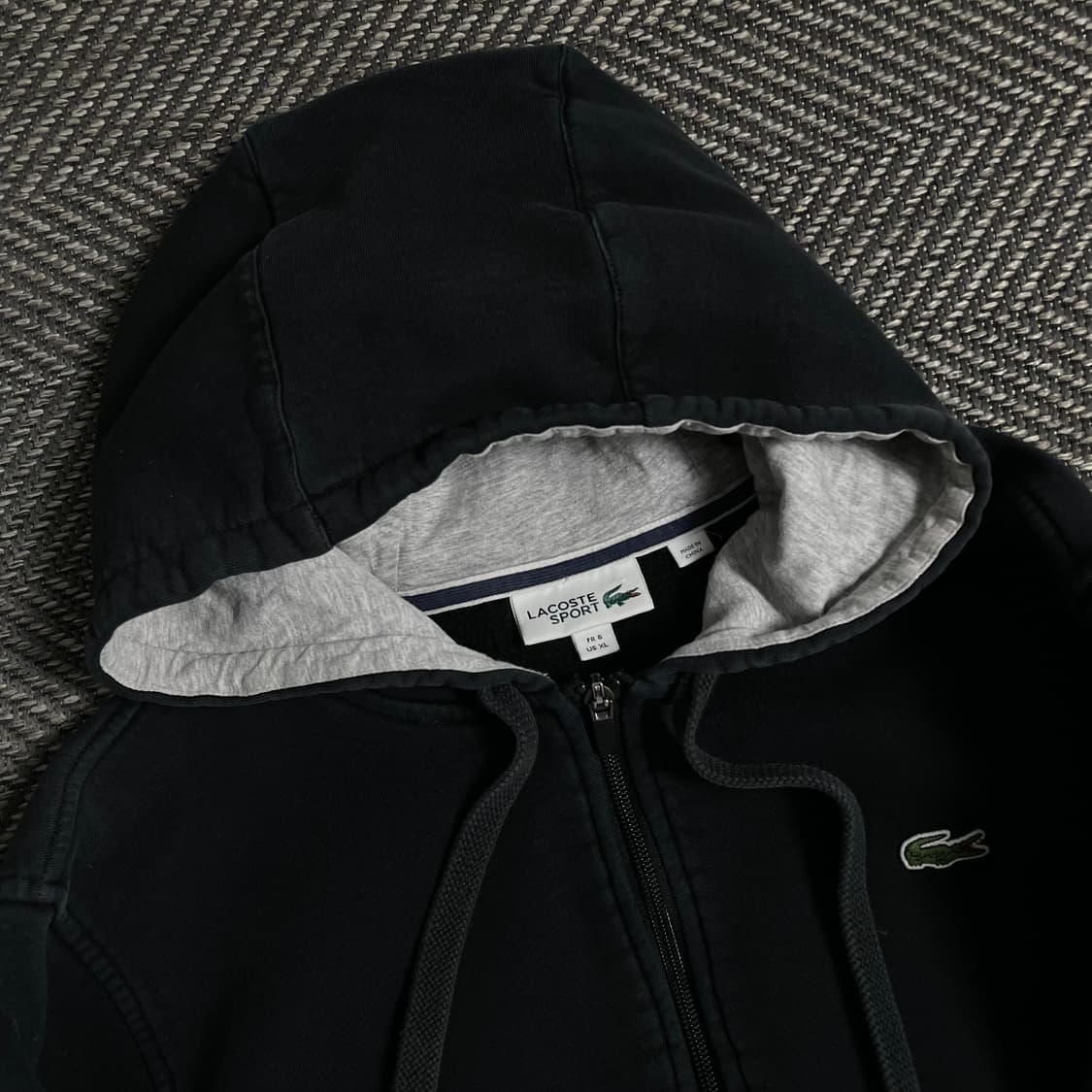 라코스테 자수로고 미니멀 후드집업o 4797 상품이미지6