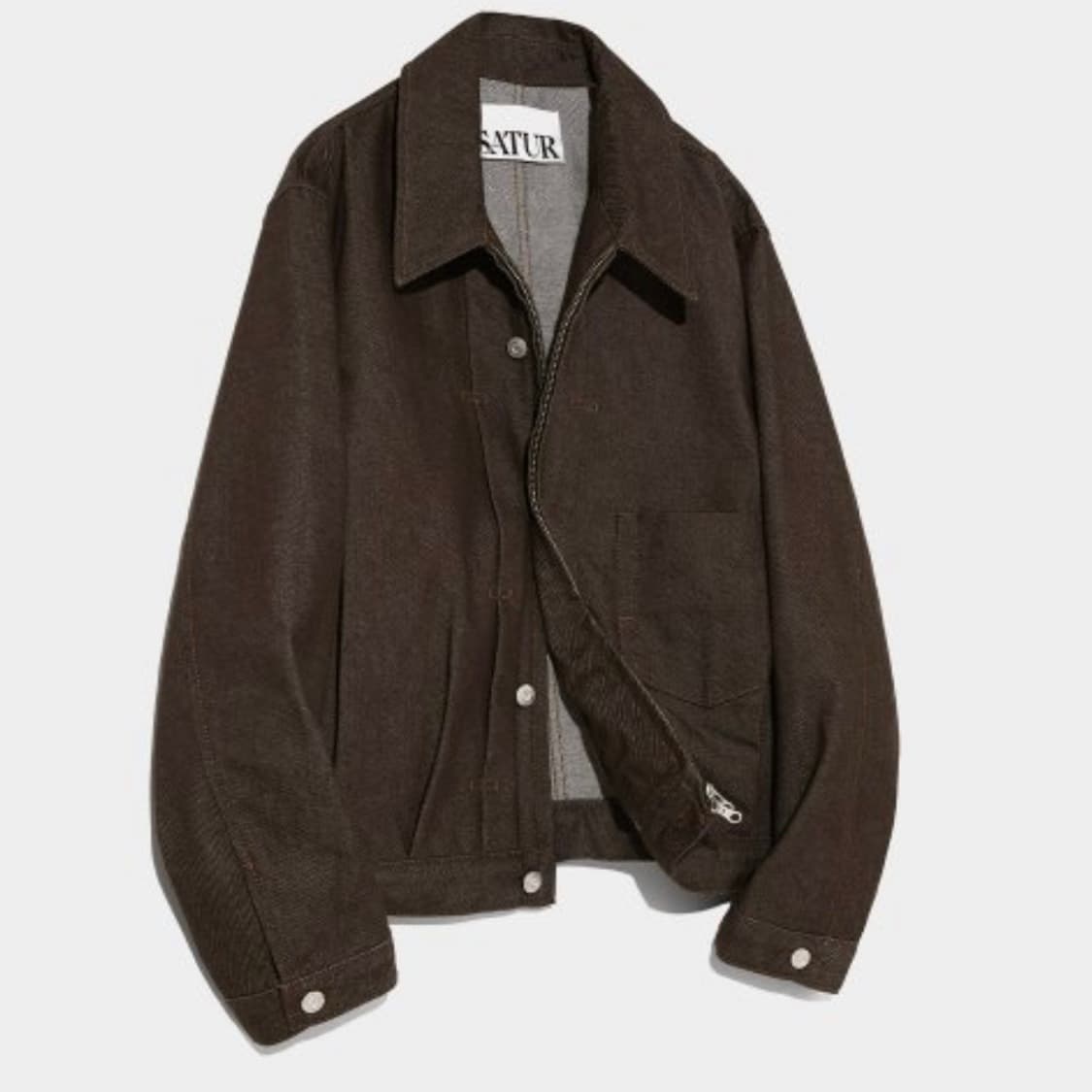 (L) 세터 카이엔 집 데님 트러커 자켓 브라운 상품이미지1