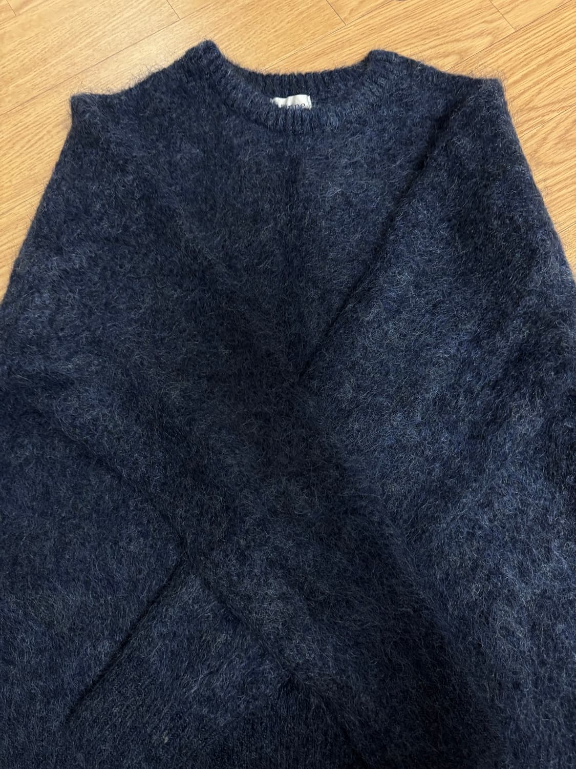 시엔느 쉐비 모헤어 니트 미드나잇 블루 상품이미지2