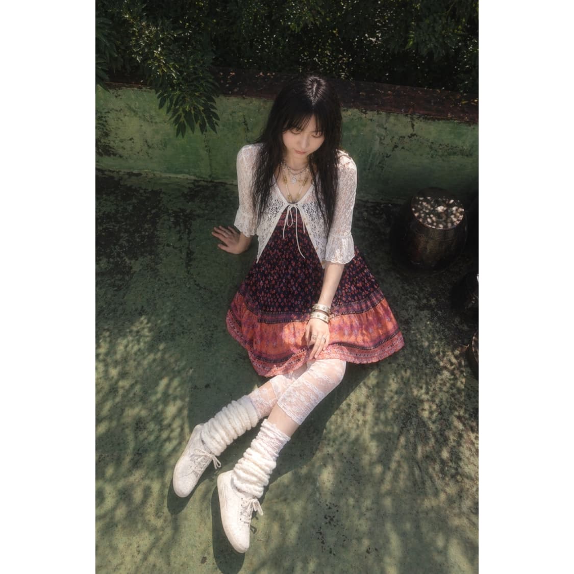 산딸기 원피스 + 가디건 set 상품이미지2