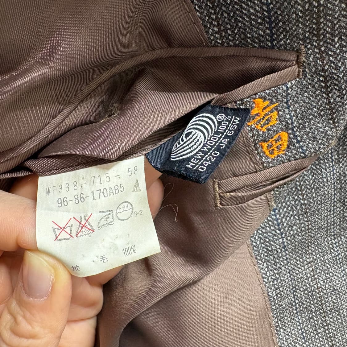 BURBERRY 싱글 울 블레이져 자켓  상품이미지10