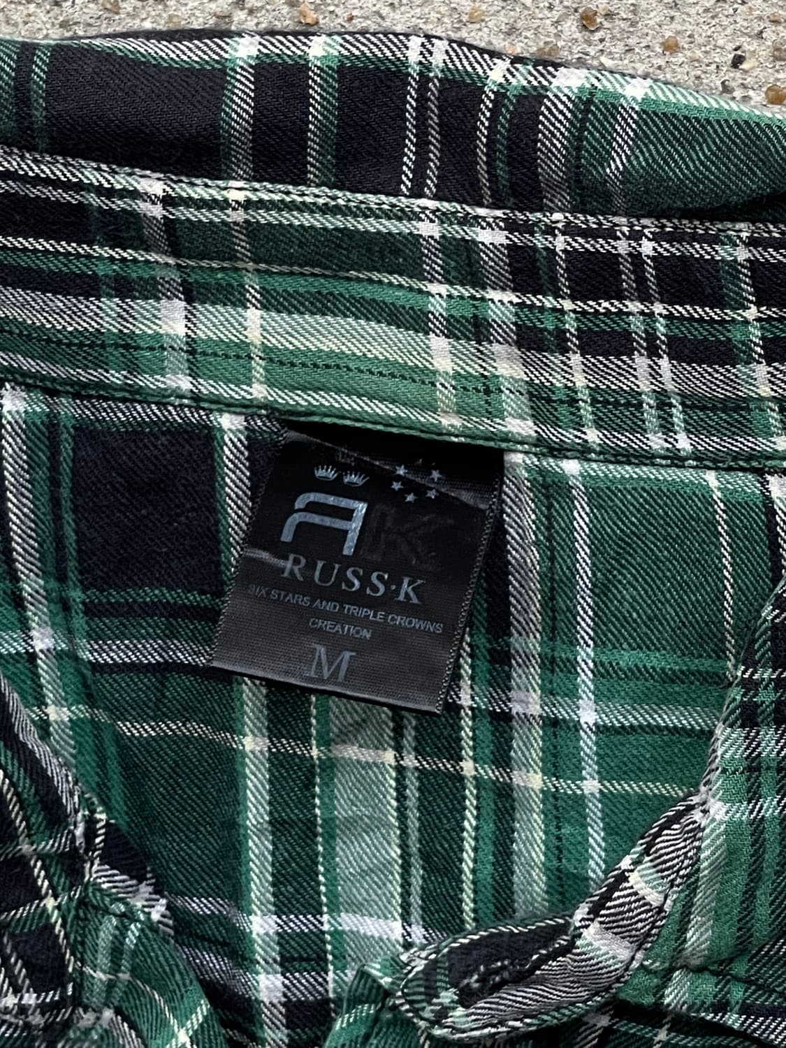 (Russ.k)punk check slim shirts 상품이미지4