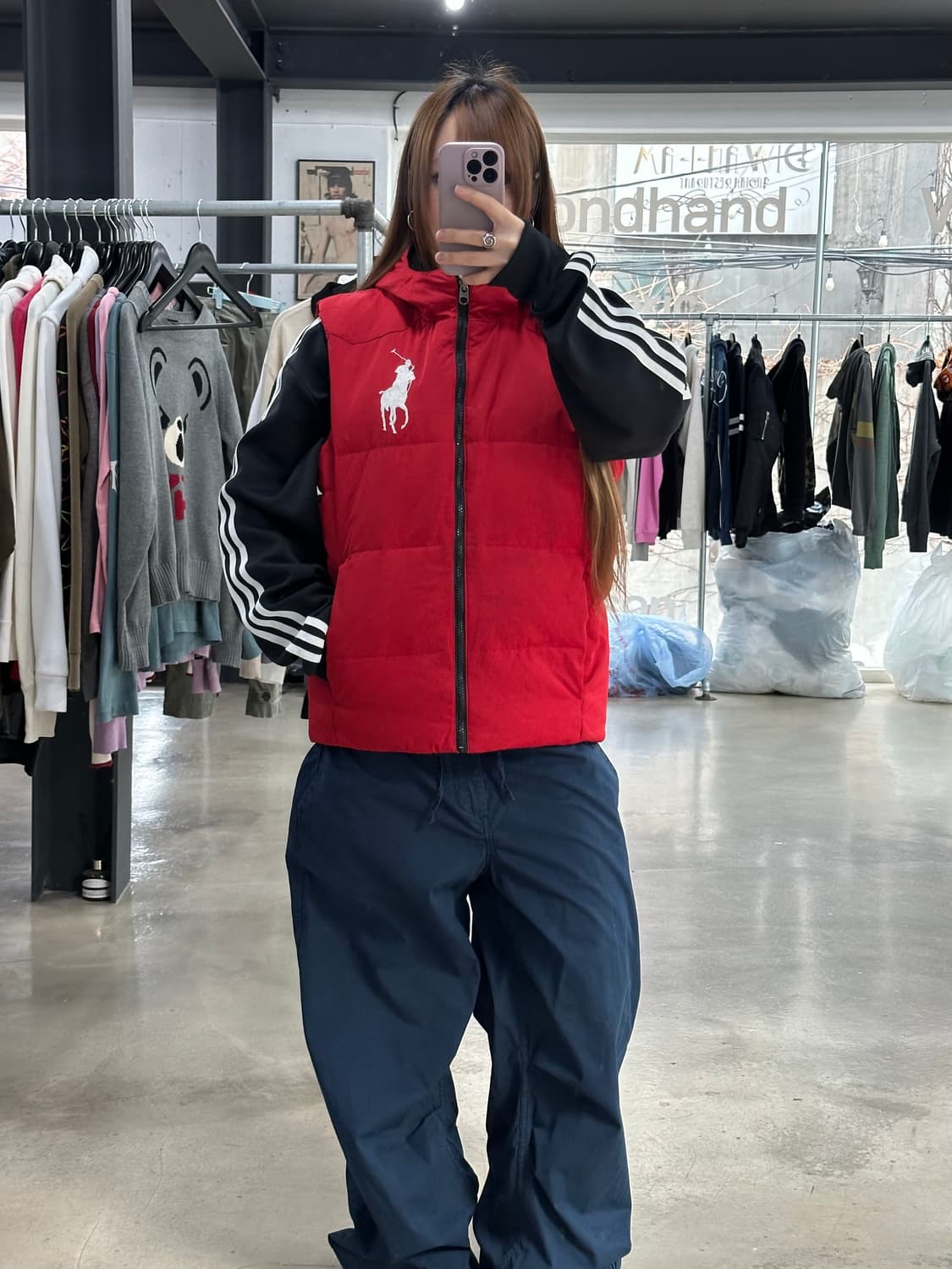 폴로랄프로렌 빅포니 패딩베스트 상품이미지4